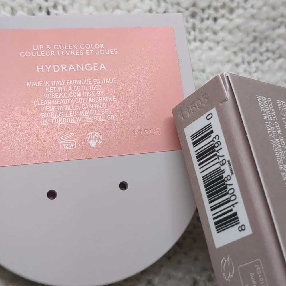 Rose Inc Blush Divine Radiant Lip & Cheek Color in HYDRANGEA, 4.5g/0.15oz